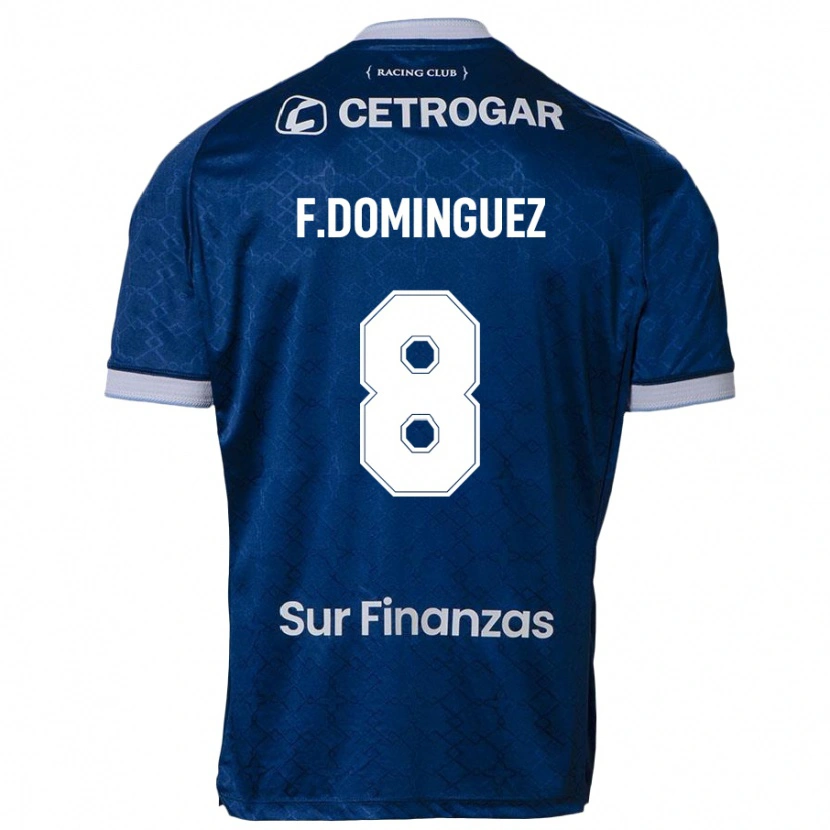 Danxen Män Fabricio Dominguez #8 Mörkblå Bortatröja Matchtröjor 2025/26 Tröjor T-Tröja
