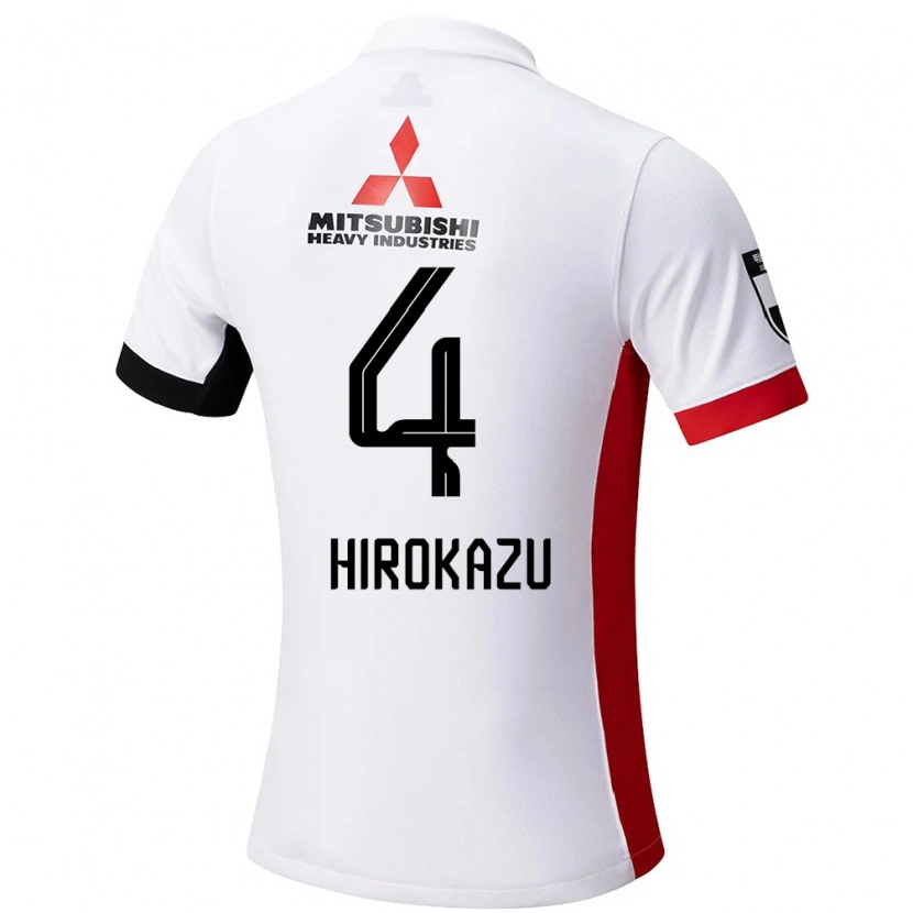 Danxen Män Hirokazu Ishihara #4 Vit Svart Bortatröja Matchtröjor 2025/26 Tröjor T-Tröja