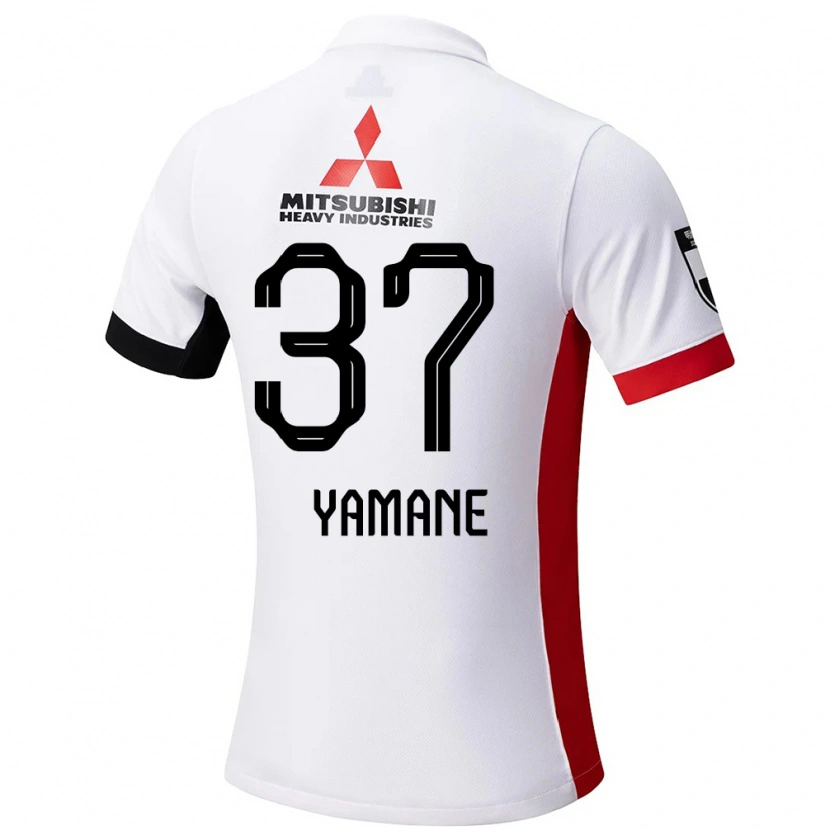 Danxen Män Katsutoshi Yamane #37 Vit Svart Bortatröja Matchtröjor 2025/26 Tröjor T-Tröja