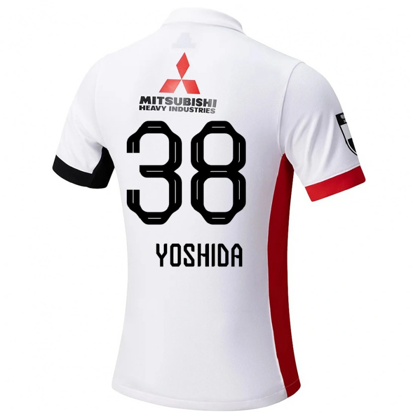 Danxen Män Masanobu Yoshida #38 Vit Svart Bortatröja Matchtröjor 2025/26 Tröjor T-Tröja