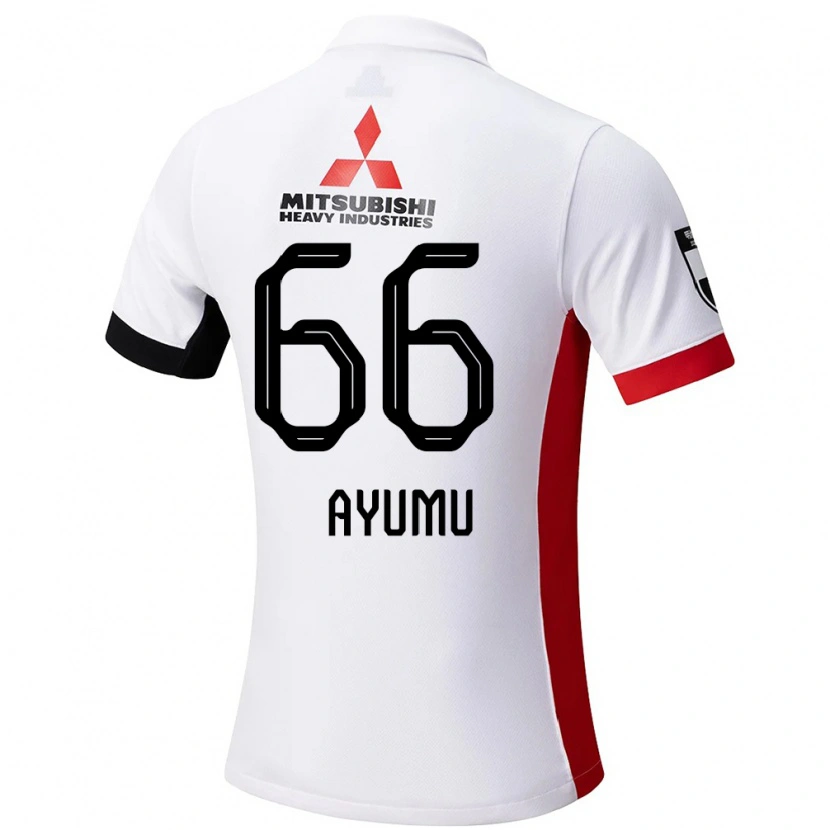 Danxen Män Ayumu Ohata #66 Vit Svart Bortatröja Matchtröjor 2025/26 Tröjor T-Tröja