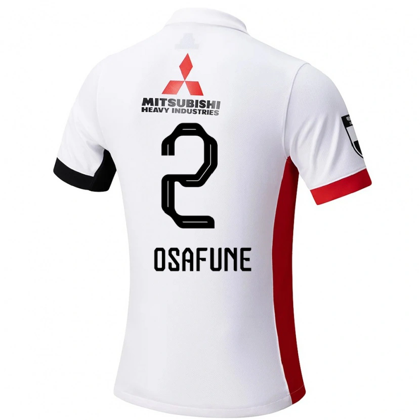 Danxen Män Kana Osafune #2 Vit Svart Bortatröja Matchtröjor 2025/26 Tröjor T-Tröja