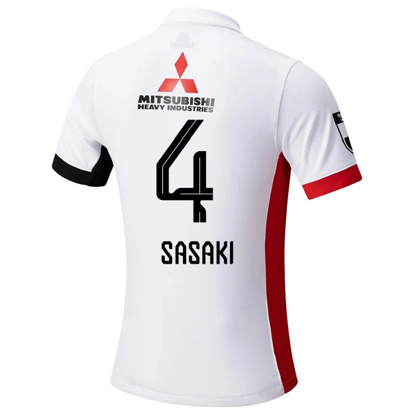 Danxen Män Mayu Sasaki #4 Vit Svart Bortatröja Matchtröjor 2025/26 Tröjor T-Tröja