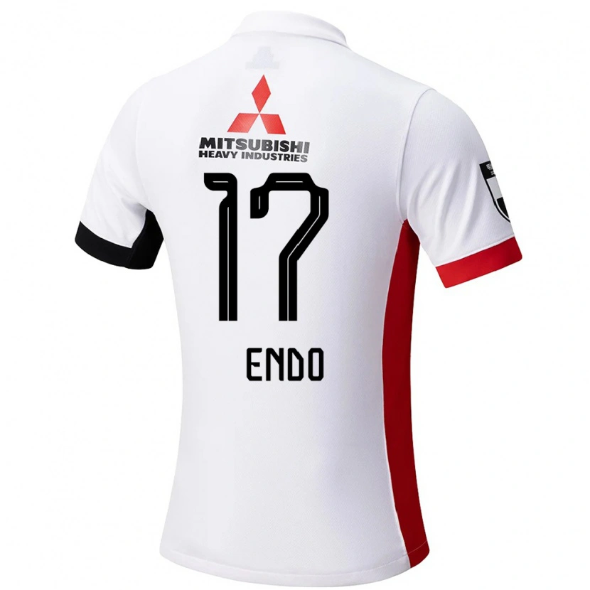 Danxen Män Yu Endo #17 Vit Svart Bortatröja Matchtröjor 2025/26 Tröjor T-Tröja