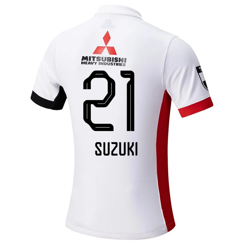 Danxen Män Sawako Suzuki #21 Vit Svart Bortatröja Matchtröjor 2025/26 Tröjor T-Tröja