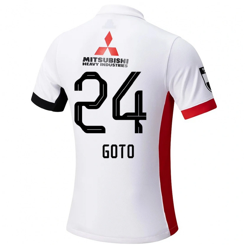 Danxen Män Wakaba Goto #24 Vit Svart Bortatröja Matchtröjor 2025/26 Tröjor T-Tröja