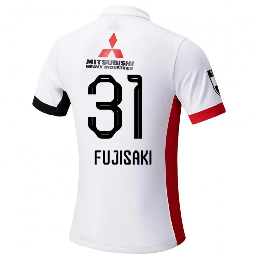 Danxen Män Satoko Fujisaki #31 Vit Svart Bortatröja Matchtröjor 2025/26 Tröjor T-Tröja