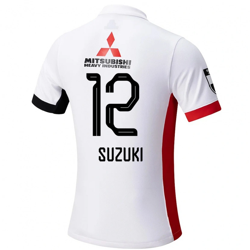 Danxen Män Zion Suzuki #12 Vit Svart Bortatröja Matchtröjor 2025/26 Tröjor T-Tröja