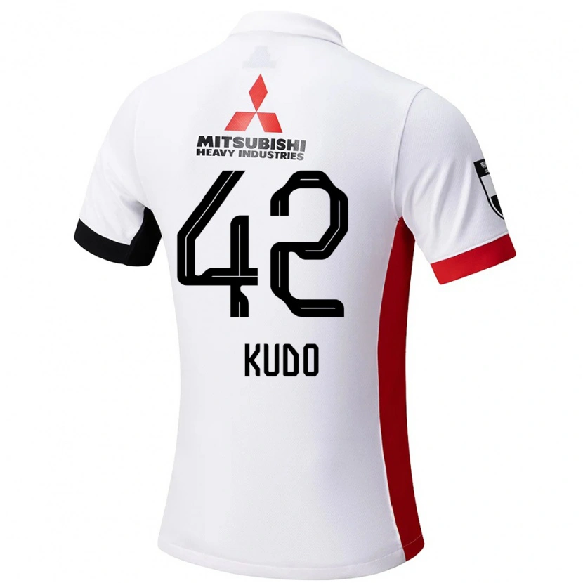 Danxen Män Kota Kudo #42 Vit Svart Bortatröja Matchtröjor 2025/26 Tröjor T-Tröja