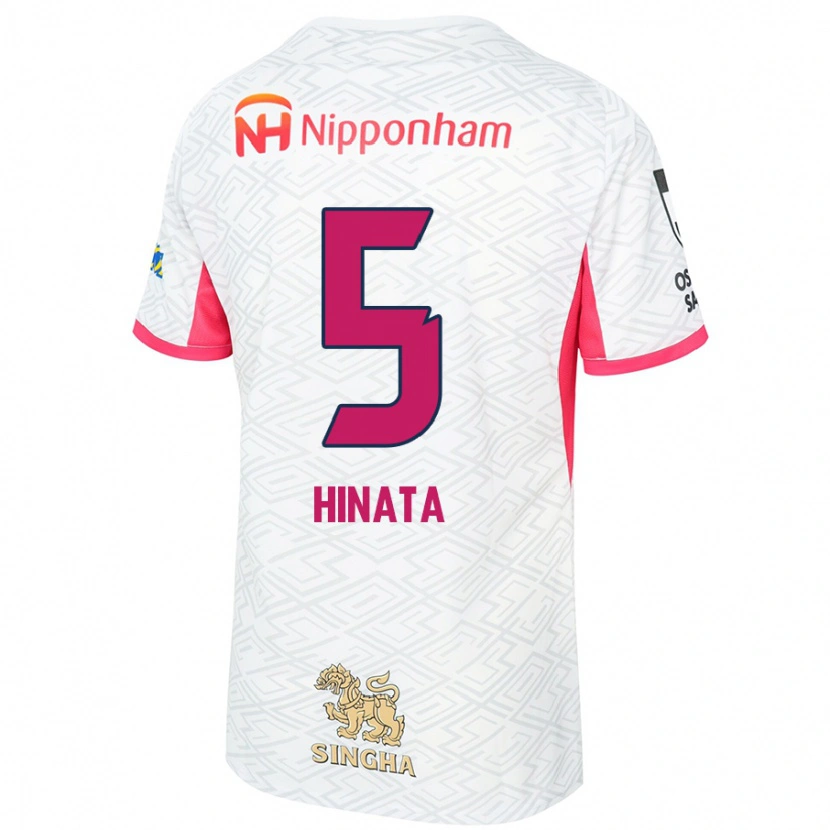 Danxen Män Hinata Kida #5 Vit Sakura Rosa Bortatröja Matchtröjor 2025/26 Tröjor T-Tröja