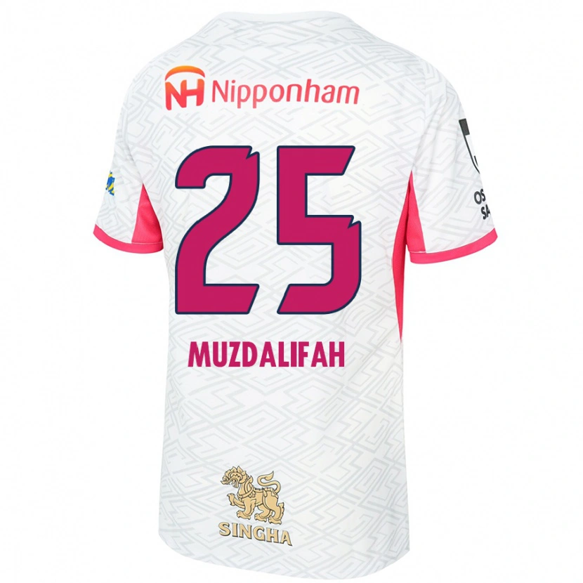 Danxen Män Zahra Muzdalifah #25 Vit Sakura Rosa Bortatröja Matchtröjor 2025/26 Tröjor T-Tröja