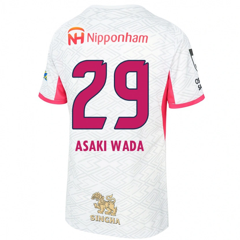 Danxen Män Asaki Wada #29 Vit Sakura Rosa Bortatröja Matchtröjor 2025/26 Tröjor T-Tröja