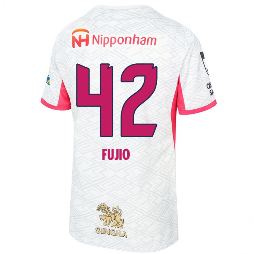 Danxen Män Shota Fujio #42 Vit Sakura Rosa Bortatröja Matchtröjor 2025/26 Tröjor T-Tröja