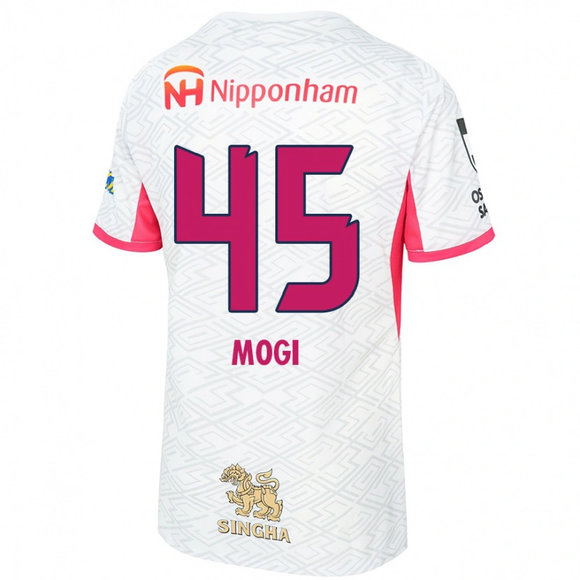 Danxen Män Shu Mogi #45 Vit Sakura Rosa Bortatröja Matchtröjor 2025/26 Tröjor T-Tröja