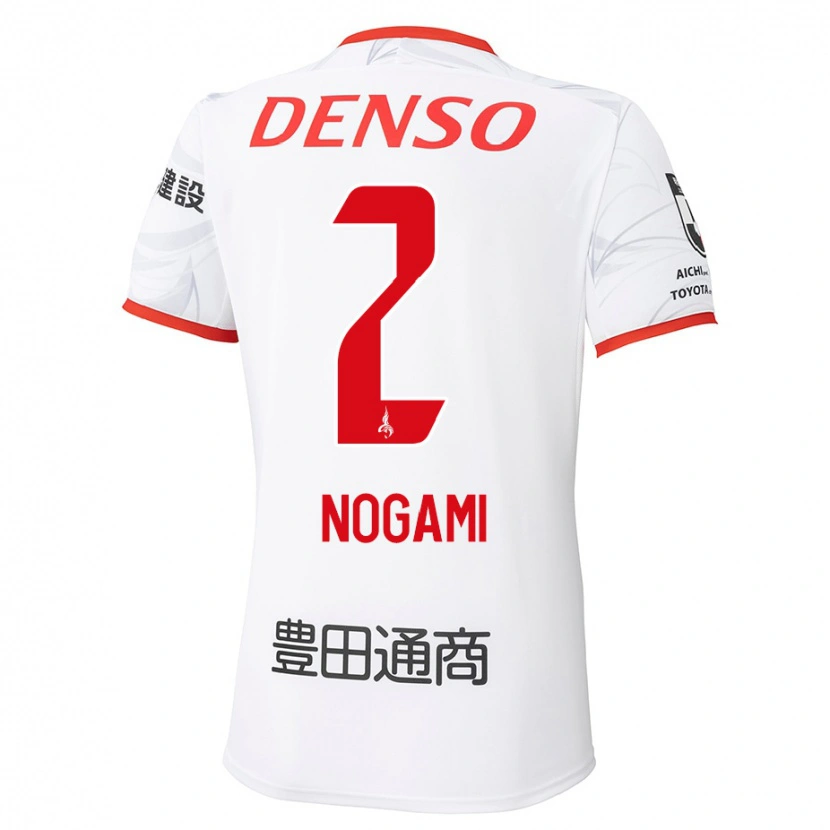Danxen Män Yuki Nogami #2 Vit Röd Bortatröja Matchtröjor 2025/26 Tröjor T-Tröja