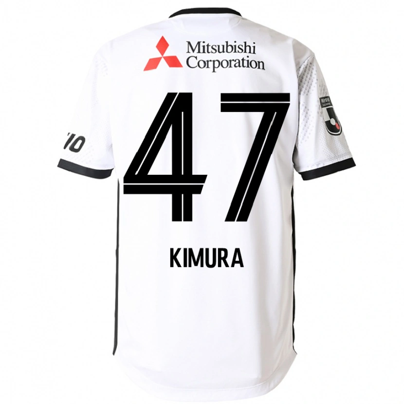 Danxen Män Seiji Kimura #47 Vit Svart Bortatröja Matchtröjor 2025/26 Tröjor T-Tröja