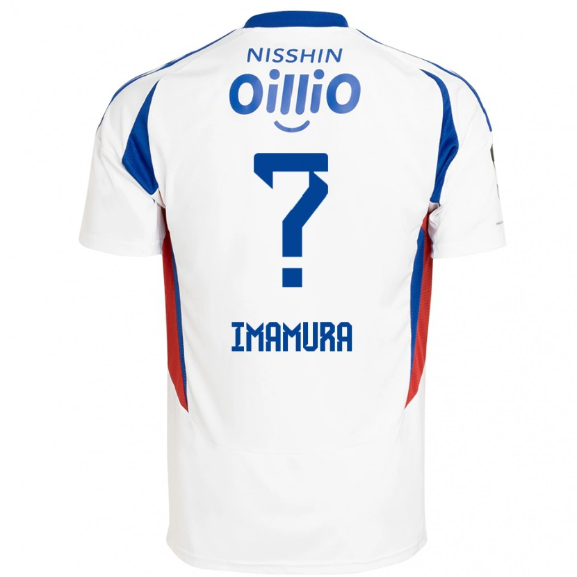 Danxen Män Ryoya Imamura #0 Vit Kungsblå Bortatröja Matchtröjor 2025/26 Tröjor T-Tröja