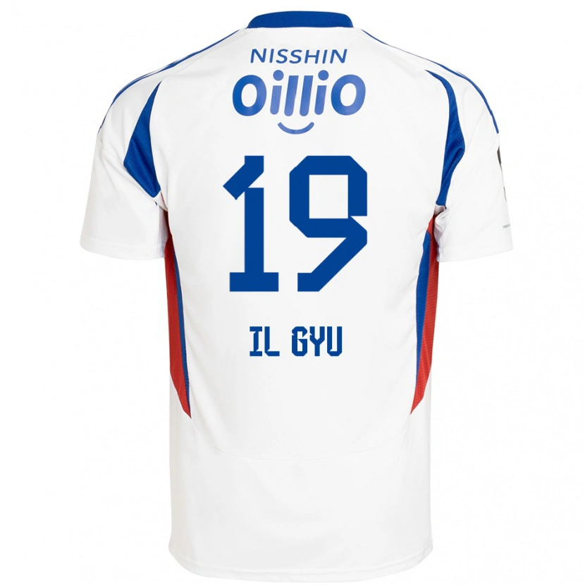 Danxen Män Il-Gyu Park #19 Vit Kungsblå Bortatröja Matchtröjor 2025/26 Tröjor T-Tröja