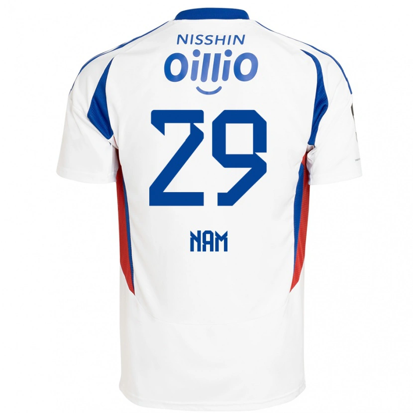 Danxen Män Tae-Hee Nam #29 Vit Kungsblå Bortatröja Matchtröjor 2025/26 Tröjor T-Tröja