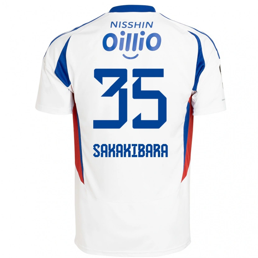 Danxen Män Keigo Sakakibara #35 Vit Kungsblå Bortatröja Matchtröjor 2025/26 Tröjor T-Tröja