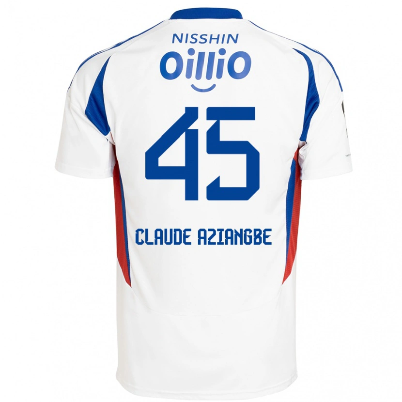Danxen Män Jean Claude #45 Vit Kungsblå Bortatröja Matchtröjor 2025/26 Tröjor T-Tröja