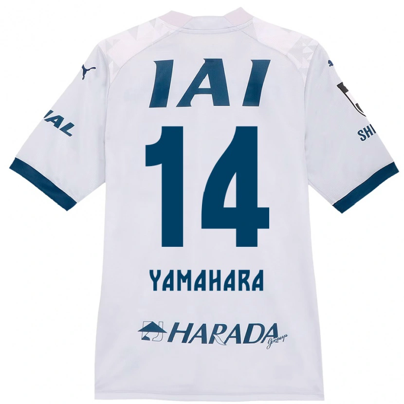 Danxen Män Reon Yamahara #14 Vit Kungsblå Bortatröja Matchtröjor 2025/26 Tröjor T-Tröja