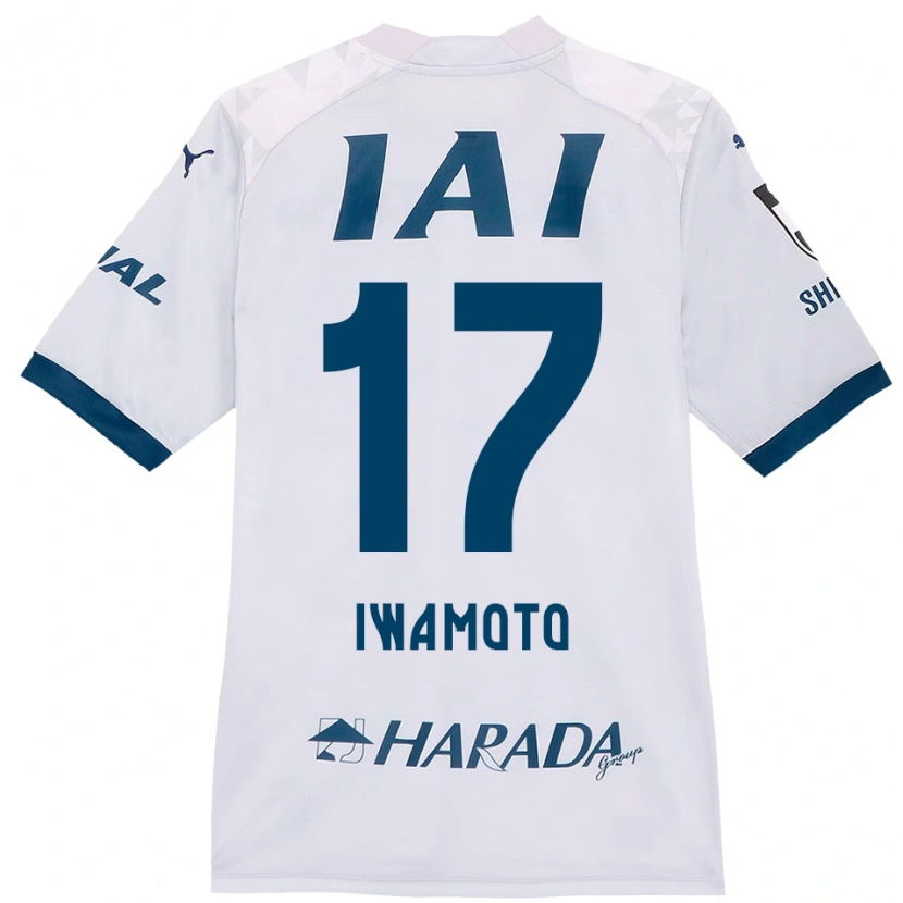 Danxen Män Shogo Iwamoto #17 Vit Kungsblå Bortatröja Matchtröjor 2025/26 Tröjor T-Tröja