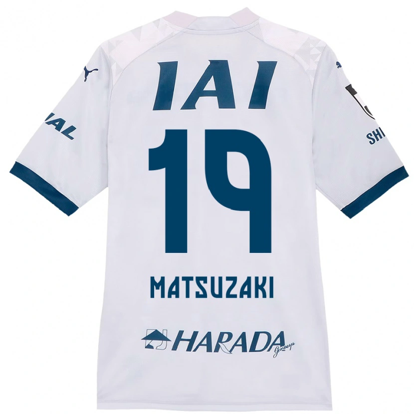 Danxen Män Kai Matsuzaki #19 Vit Kungsblå Bortatröja Matchtröjor 2025/26 Tröjor T-Tröja