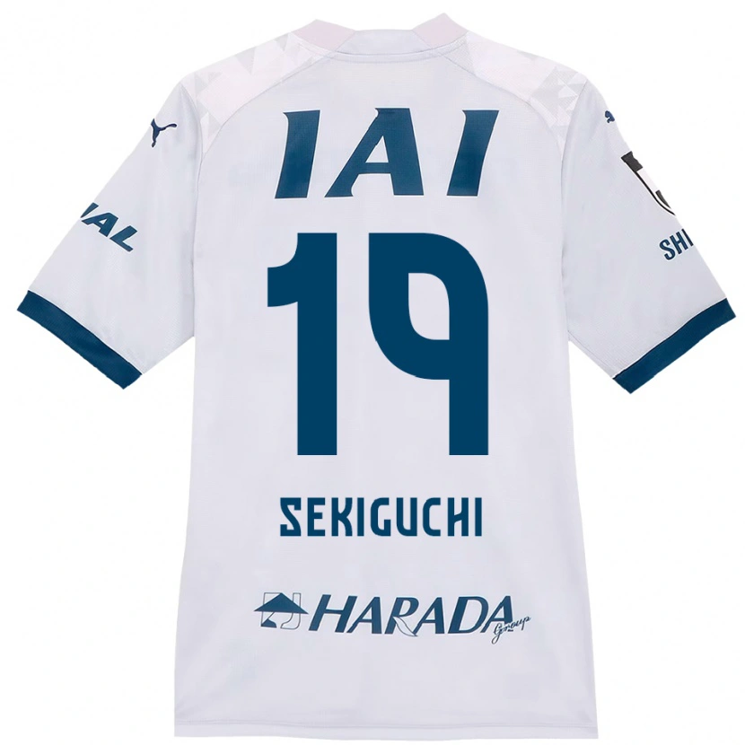 Danxen Män Kota Sekiguchi #19 Vit Kungsblå Bortatröja Matchtröjor 2025/26 Tröjor T-Tröja