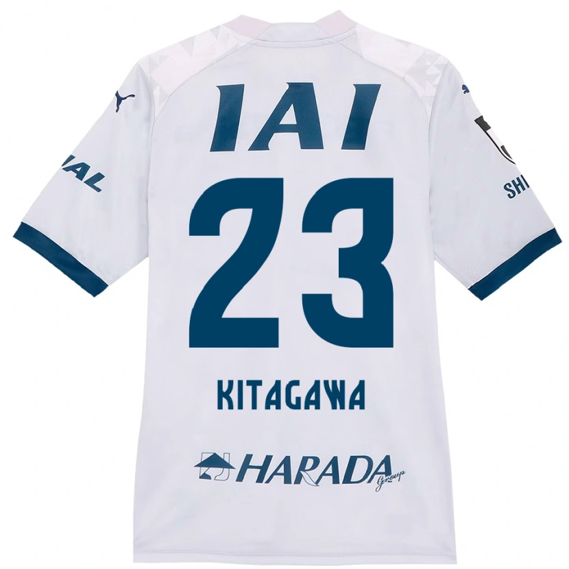 Danxen Män Koya Kitagawa #23 Vit Kungsblå Bortatröja Matchtröjor 2025/26 Tröjor T-Tröja