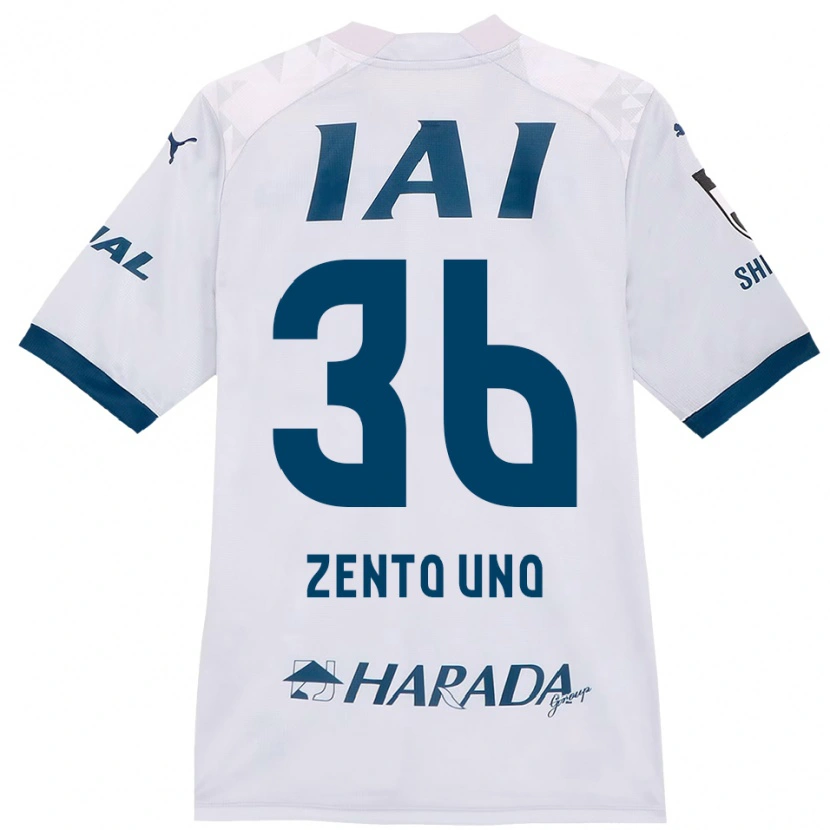 Danxen Män Zento Uno #36 Vit Kungsblå Bortatröja Matchtröjor 2025/26 Tröjor T-Tröja