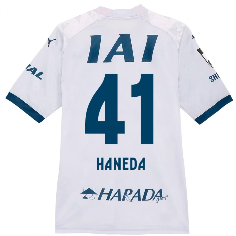 Danxen Män Kento Haneda #41 Vit Kungsblå Bortatröja Matchtröjor 2025/26 Tröjor T-Tröja