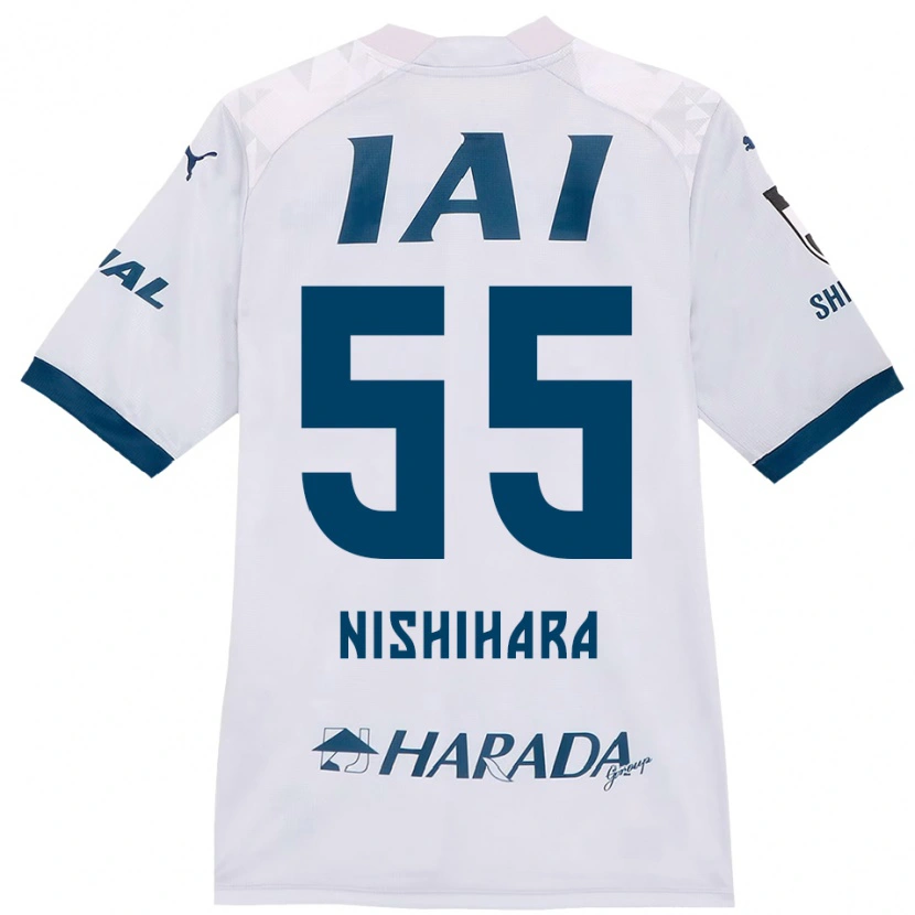 Danxen Män Motoki Nishihara #55 Vit Kungsblå Bortatröja Matchtröjor 2025/26 Tröjor T-Tröja