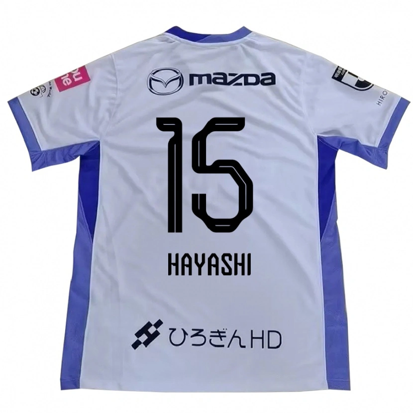 Danxen Män Shunta Hayashi #15 Vit Orange Bortatröja Matchtröjor 2025/26 Tröjor T-Tröja
