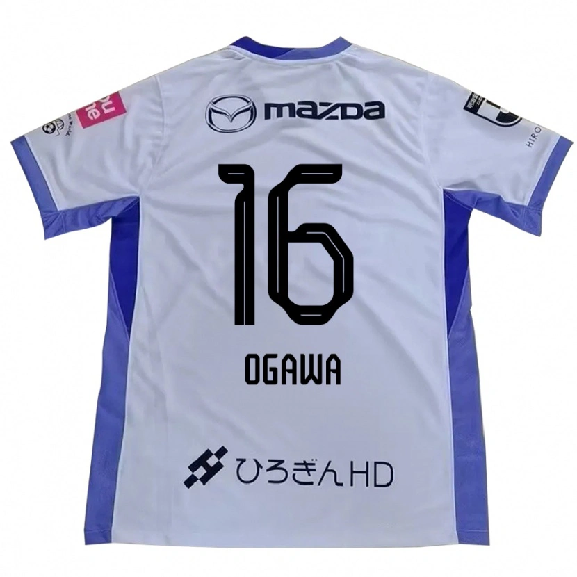 Danxen Män Hikaru Ogawa #16 Vit Orange Bortatröja Matchtröjor 2025/26 Tröjor T-Tröja