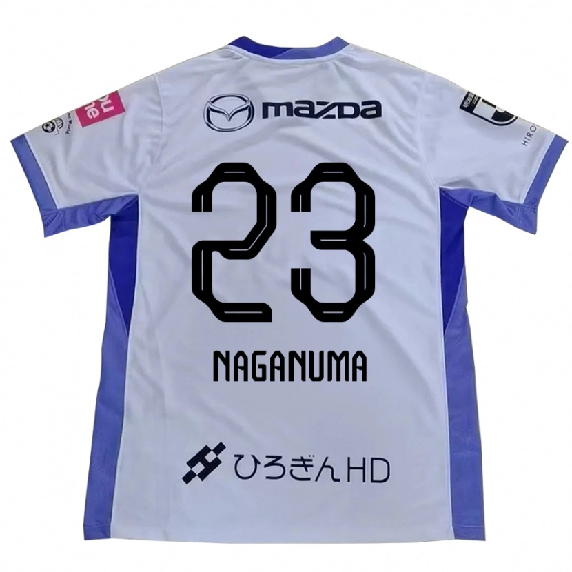 Danxen Män Seimei Naganuma #23 Vit Orange Bortatröja Matchtröjor 2025/26 Tröjor T-Tröja
