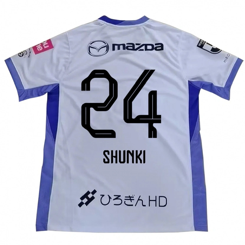 Danxen Män Shunki Higashi #24 Vit Orange Bortatröja Matchtröjor 2025/26 Tröjor T-Tröja