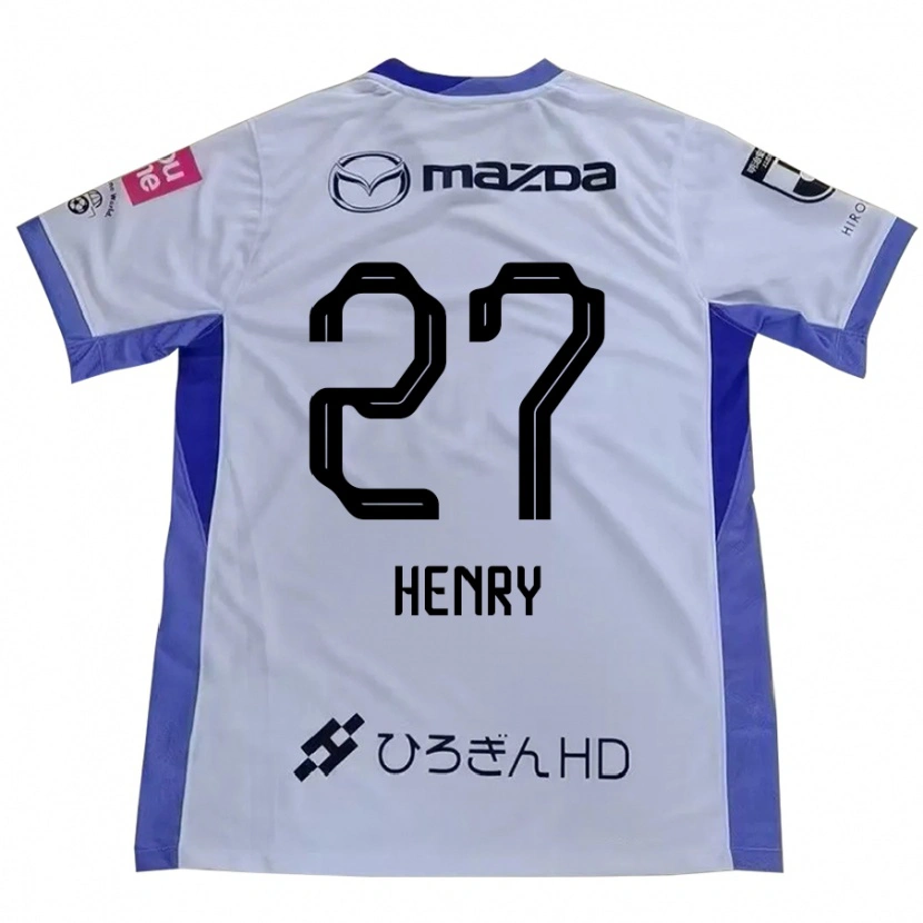 Danxen Män Osamu Henry Iyoha #27 Vit Orange Bortatröja Matchtröjor 2025/26 Tröjor T-Tröja