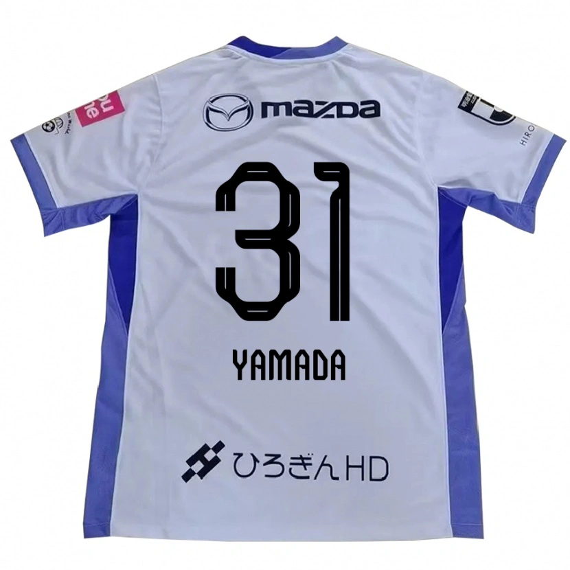 Danxen Män Manato Yamada #31 Vit Orange Bortatröja Matchtröjor 2025/26 Tröjor T-Tröja