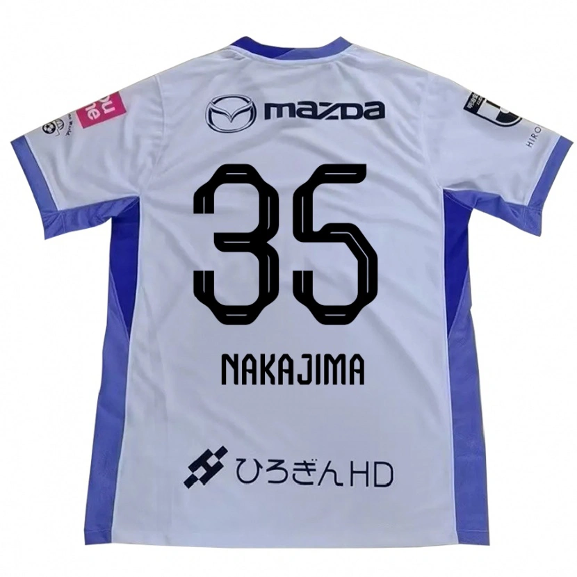 Danxen Män Yotaro Nakajima #35 Vit Orange Bortatröja Matchtröjor 2025/26 Tröjor T-Tröja