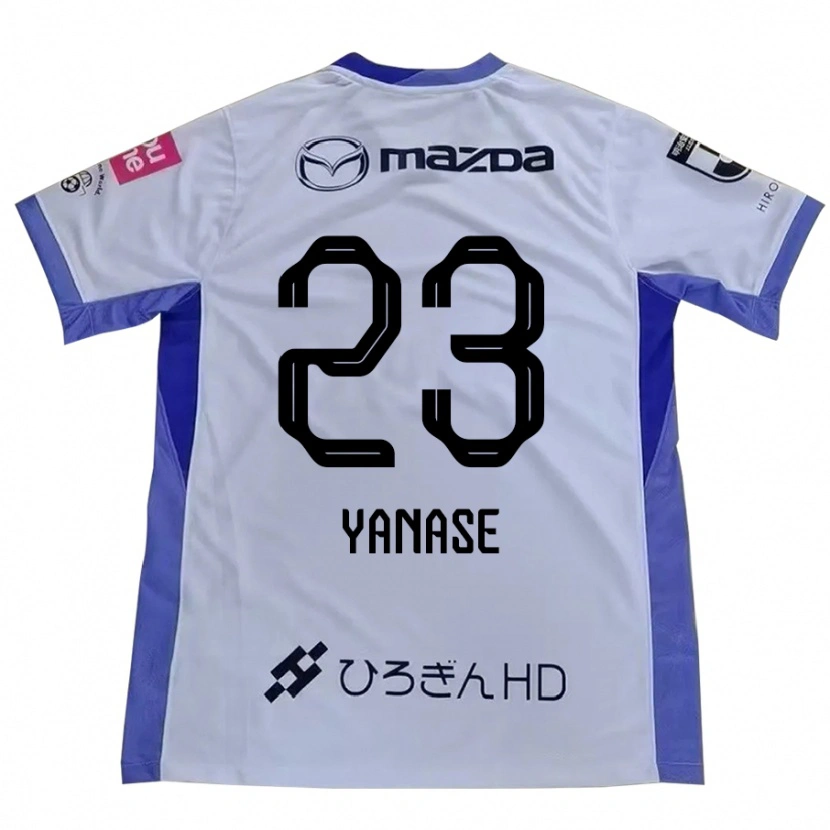 Danxen Män Funa Yanase #23 Vit Orange Bortatröja Matchtröjor 2025/26 Tröjor T-Tröja