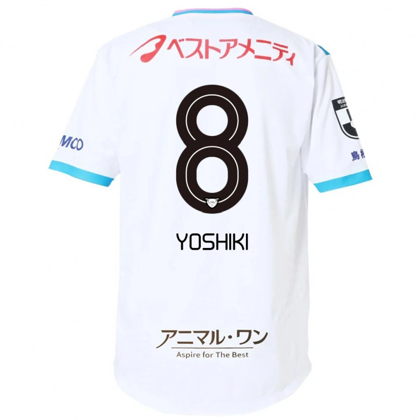 Danxen Män Yoshiki Narahara #8 Vit Rosa Bortatröja Matchtröjor 2025/26 Tröjor T-Tröja