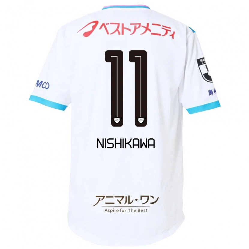 Danxen Män Jun Nishikawa #11 Vit Rosa Bortatröja Matchtröjor 2025/26 Tröjor T-Tröja
