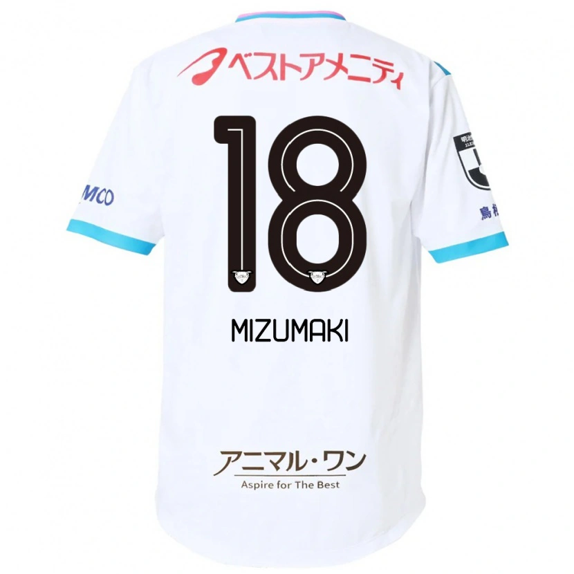 Danxen Män Tokito Mizumaki #18 Vit Rosa Bortatröja Matchtröjor 2025/26 Tröjor T-Tröja