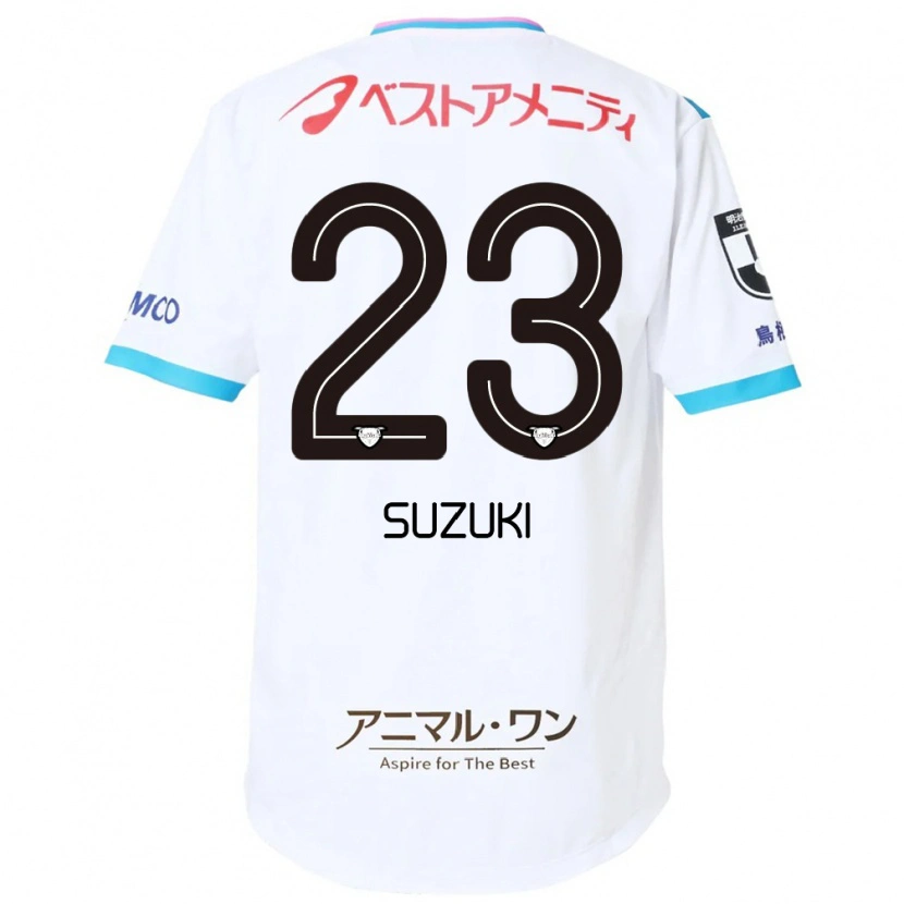 Danxen Män Yuki Suzuki #23 Vit Rosa Bortatröja Matchtröjor 2025/26 Tröjor T-Tröja
