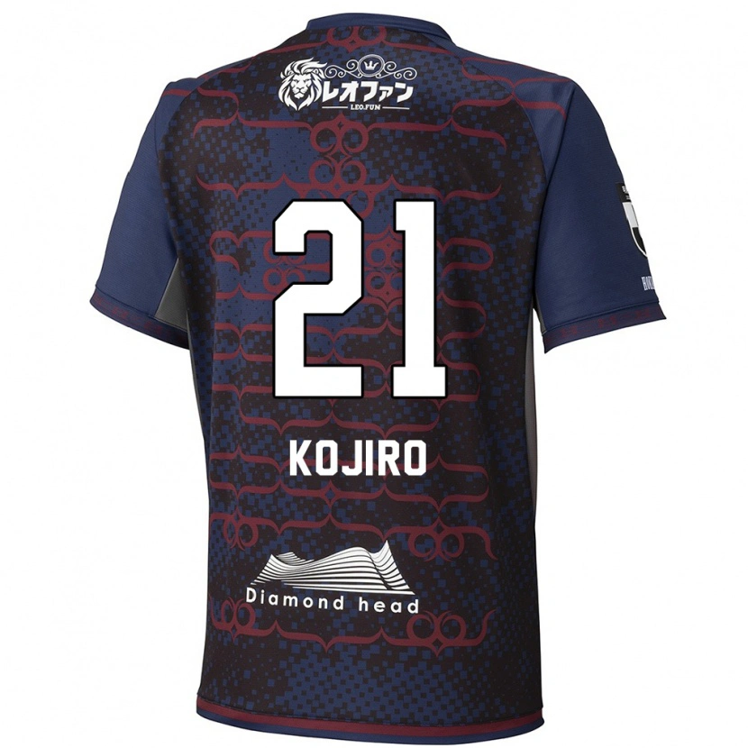 Danxen Män Kojiro Nakano #21 Blå Röd Bortatröja Matchtröjor 2025/26 Tröjor T-Tröja