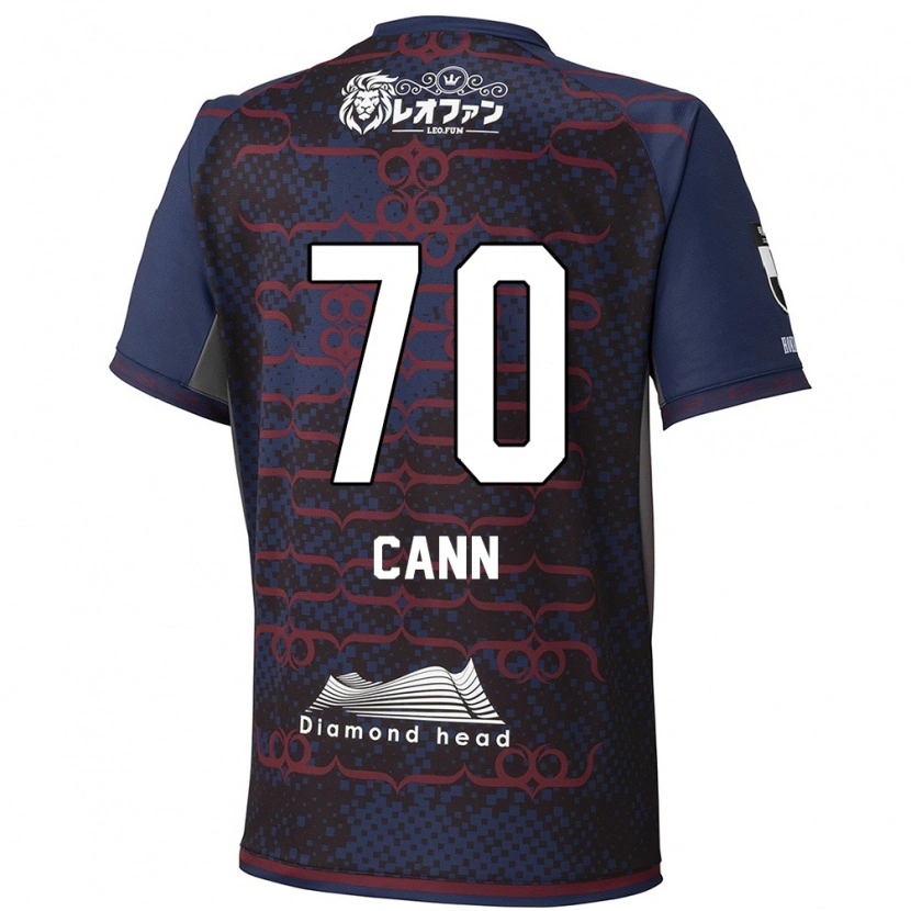 Danxen Män Francis Cann #70 Blå Röd Bortatröja Matchtröjor 2025/26 Tröjor T-Tröja