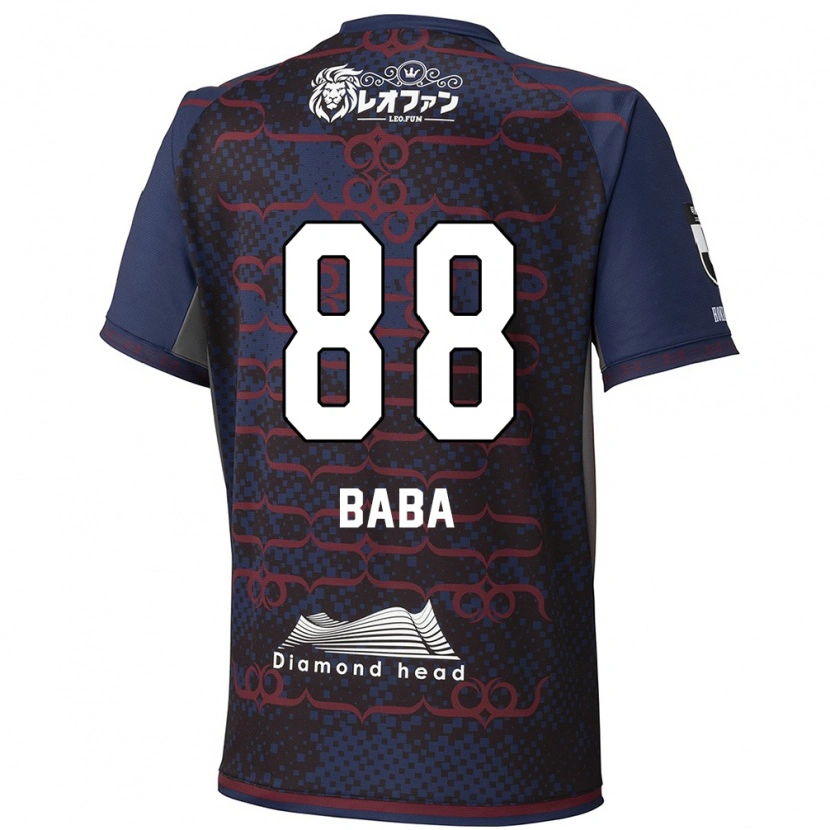 Danxen Män Seiya Baba #88 Blå Röd Bortatröja Matchtröjor 2025/26 Tröjor T-Tröja