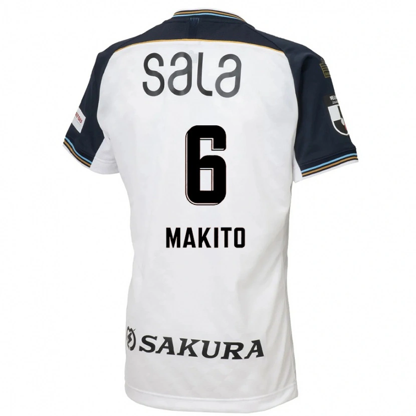 Danxen Män Makito Ito #6 Vit Svart Bortatröja Matchtröjor 2025/26 Tröjor T-Tröja