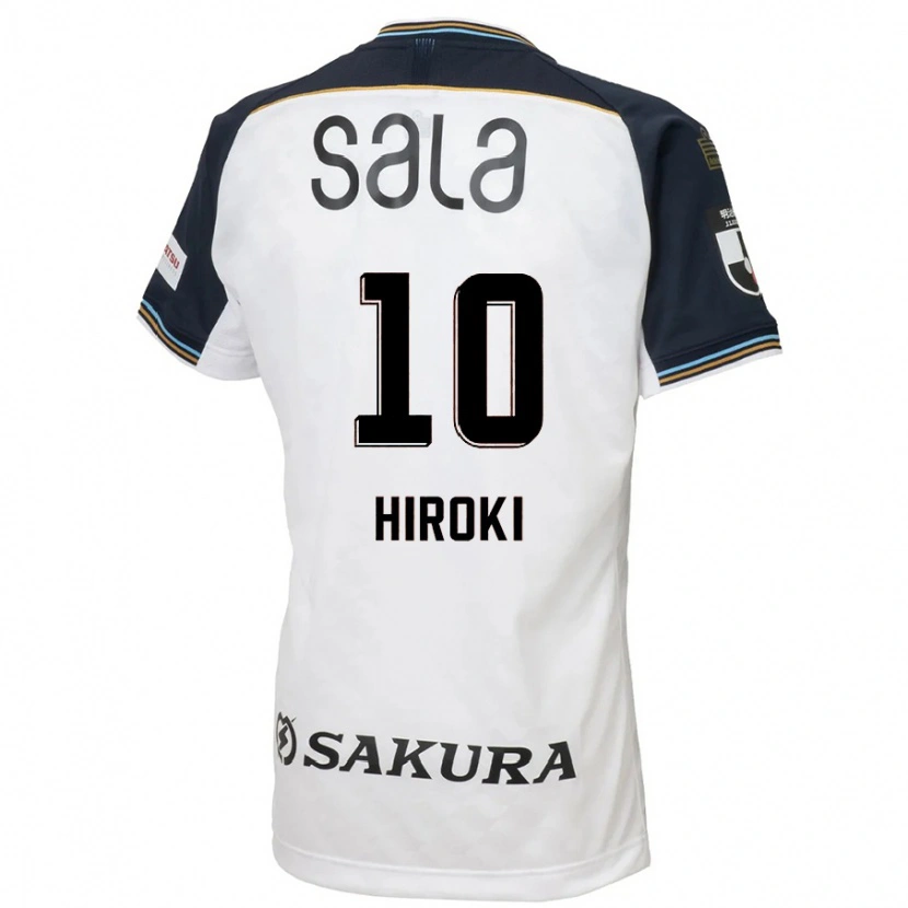 Danxen Män Hiroki Yamada #10 Vit Svart Bortatröja Matchtröjor 2025/26 Tröjor T-Tröja
